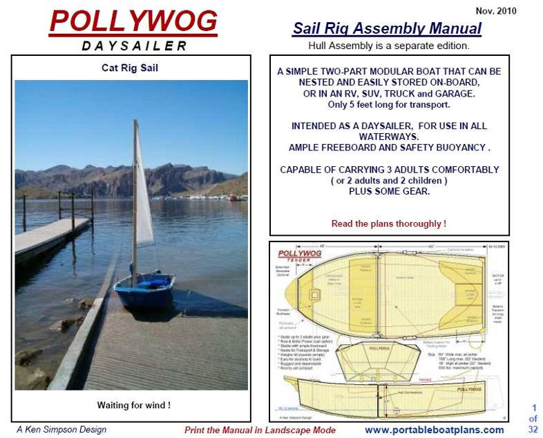 PORTABLE BOAT PLANS